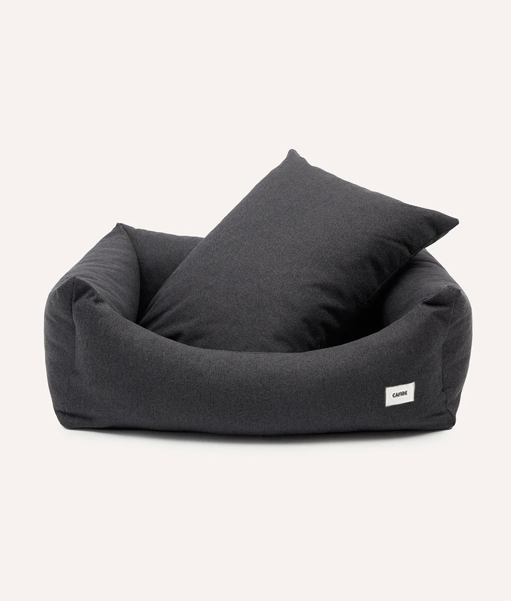 Cama Perro Negro Antracita, Snozy