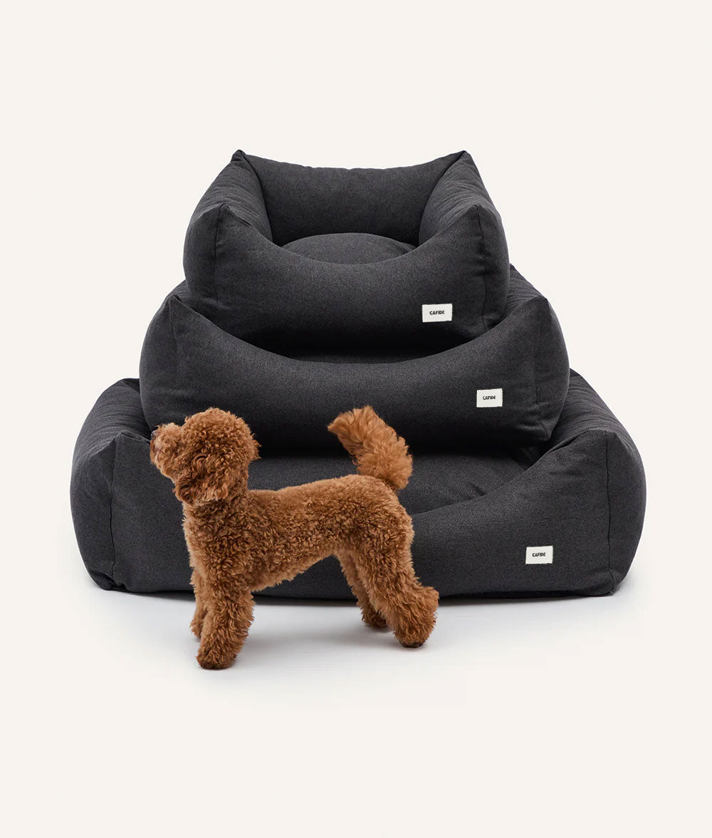 Cama Perro Negro Antracita, Snozy