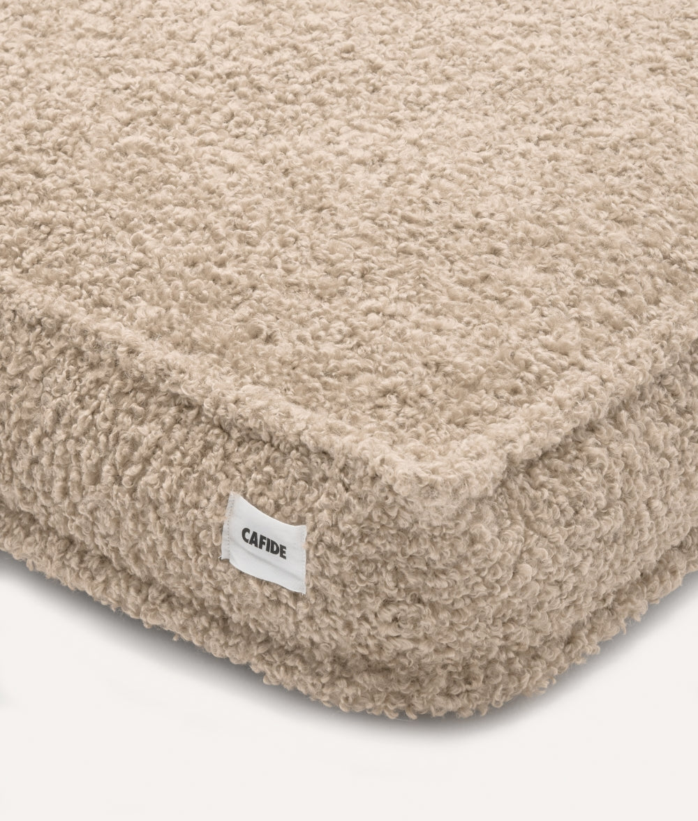 Funda de Cama Borreguito Beige, Cuadra