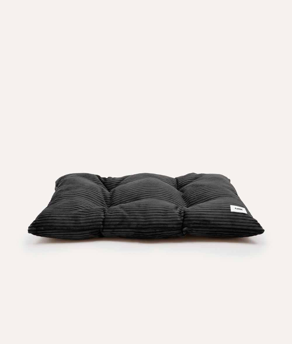 Cojín Cama Perro Pana Negro, Bela