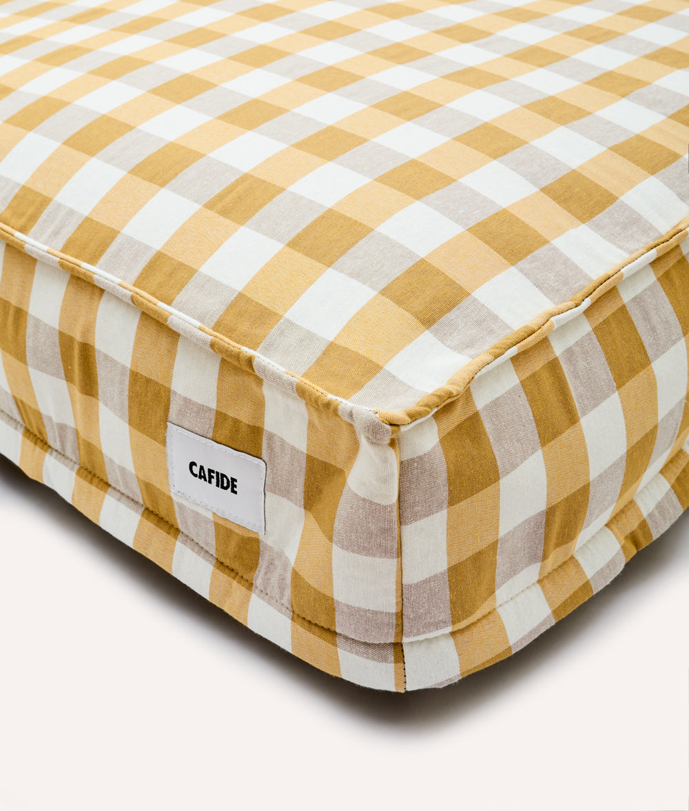Funda de Cama Vichy Mostaza, Cuadra
