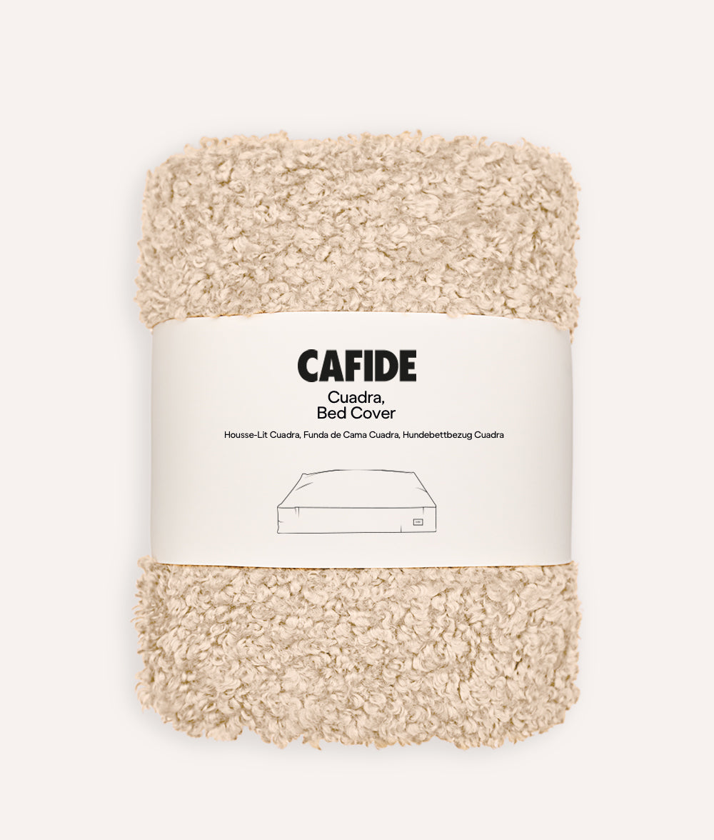 Funda de Cama Borreguito Beige, Cuadra
